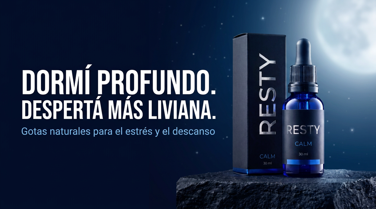 Resty Calm — Dormí profundo, despertá más liviana