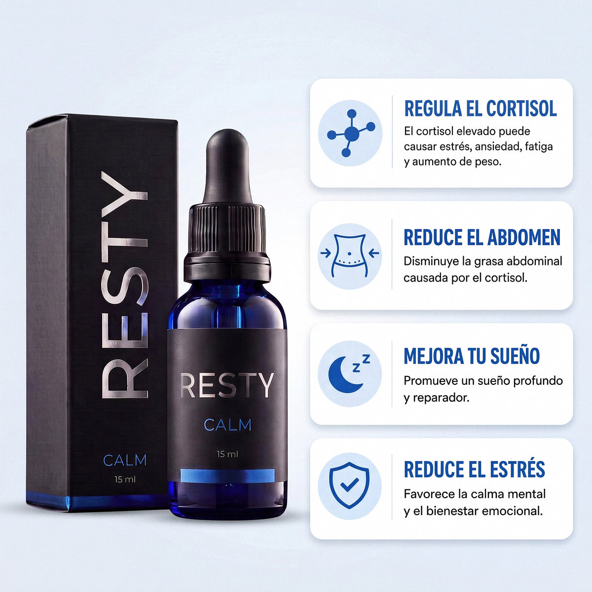 Gotero Calm® 15ml - Reducí el estrés, bajá el cortisol y descansá mejor.